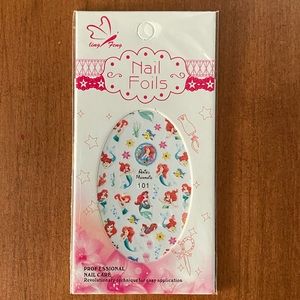 NWT Little Mermaid Nail Stickers